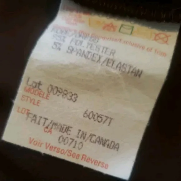 Vintage 1980's Joseph Ribkoff swing dress, twist front - Picture 8 of 10